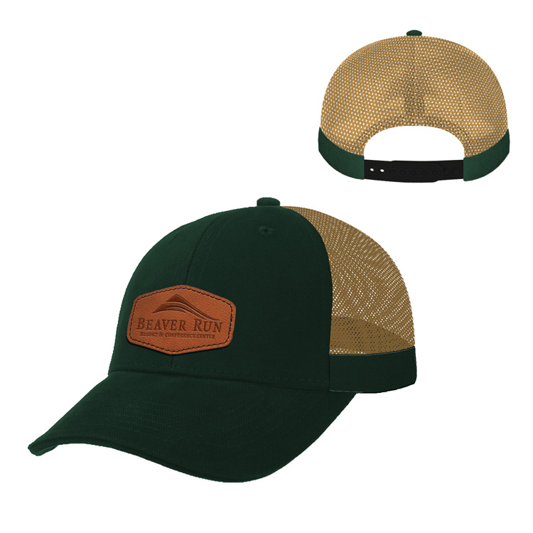 6-Panel Trucker Hat w/ Snapback Closure